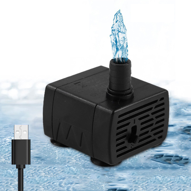 Water Pump Submersible Mini - Pompe de Filtration d'aquarium USB Ultra