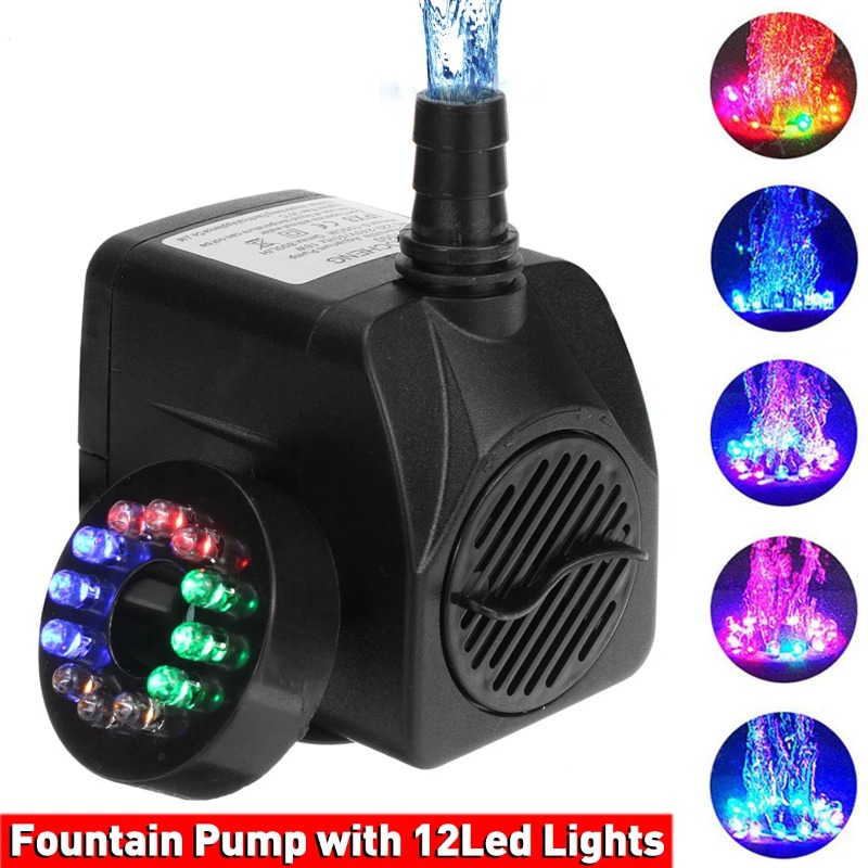 Pompe à eau LED 16W pour fonta - Water Pump Submersible Mini avis et prix