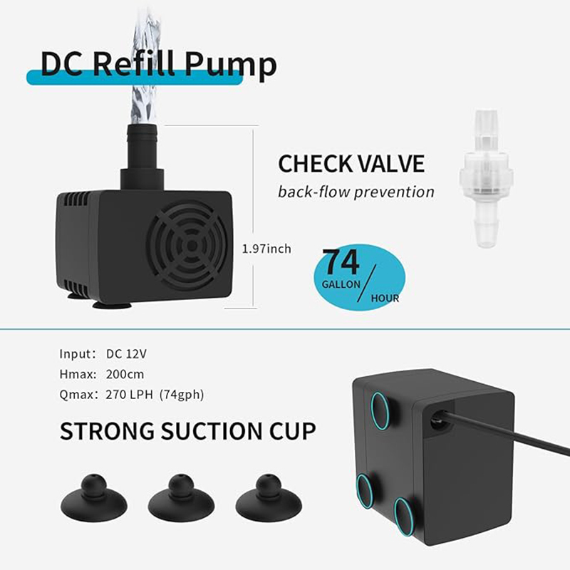 Fzone ATO580 système de rechar - Water Pump Submersible Mini avis et prix