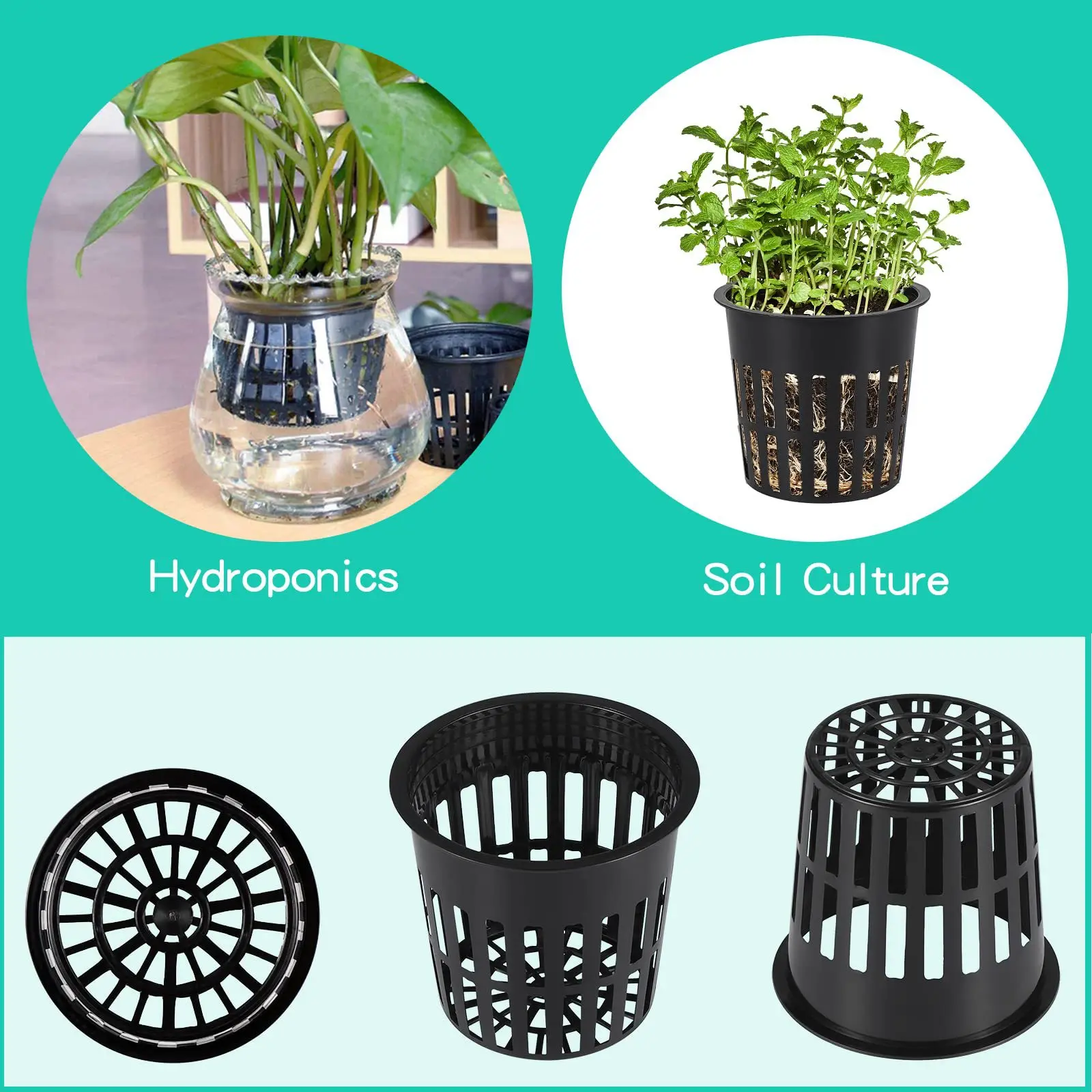 Filet de culture hydroponique  - Net Pot 3 Inch avis et prix